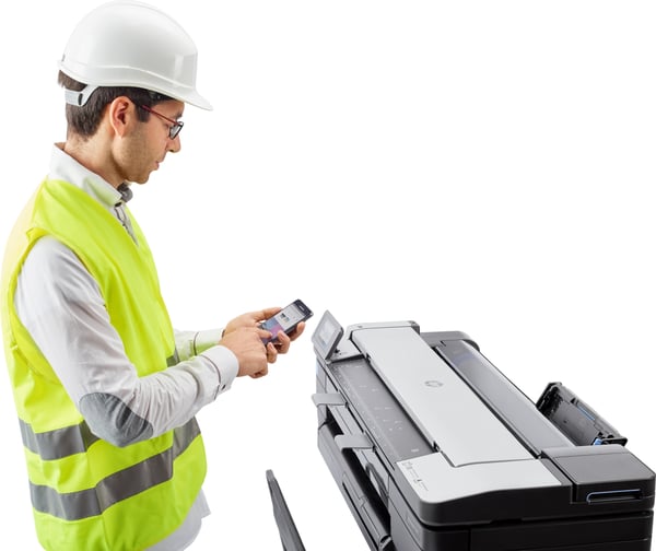 HP Designjet T830 24"-multifunktionsprinter