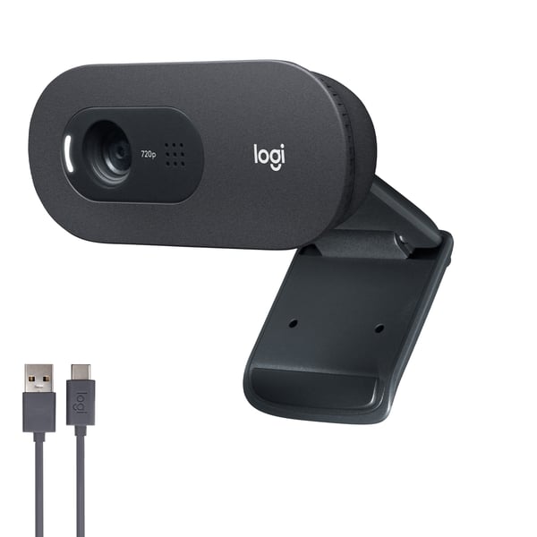 Logitech C505 HD webcam USB Grafit
