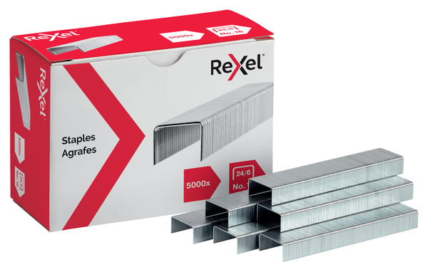Rexel 6010 hæfteklamme Hæftepakker 5000 hæfteklammer