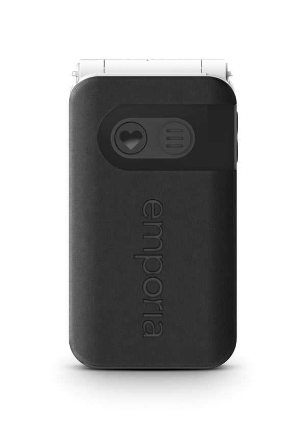 Emporia SIMPLICITYglam.4G 7,11 cm (2.8") 106 g Sort Senior telefon
