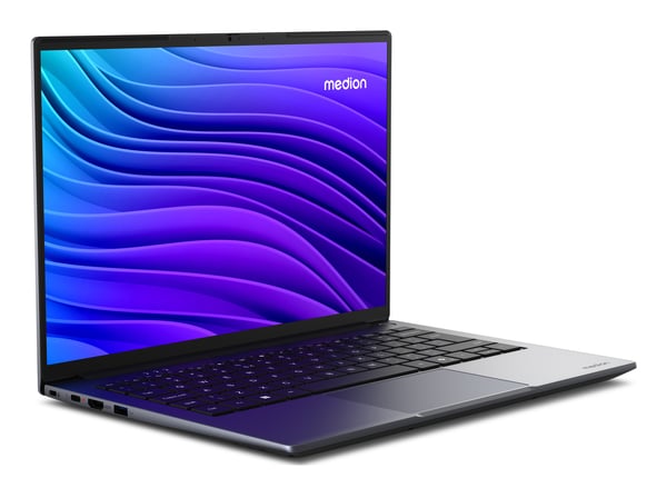 MEDION Avantum 14 E1e Intel® Celeron® N N4500 Kannettava tietokone 35,6 cm (14") Full HD 8 GB DDR4-SDRAM 128 GB Flash Wi-Fi 6 (802.11ax) Windows 11 Home Harmaa AZERTY