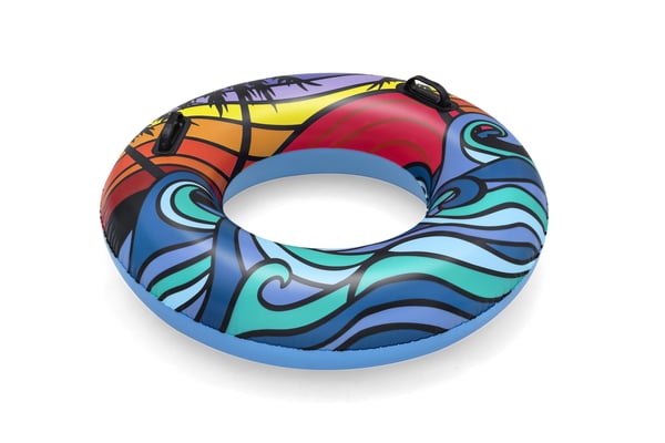 Bestway 36350 / 23 pool- och badmadrass Multifärg Mönstrad Badring