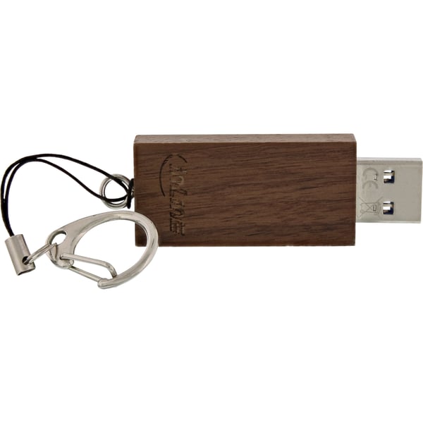 InLine 35061W USB-nøgle 8 GB USB Type-A 3.2 Gen 1 (3.1 Gen 1) Træ