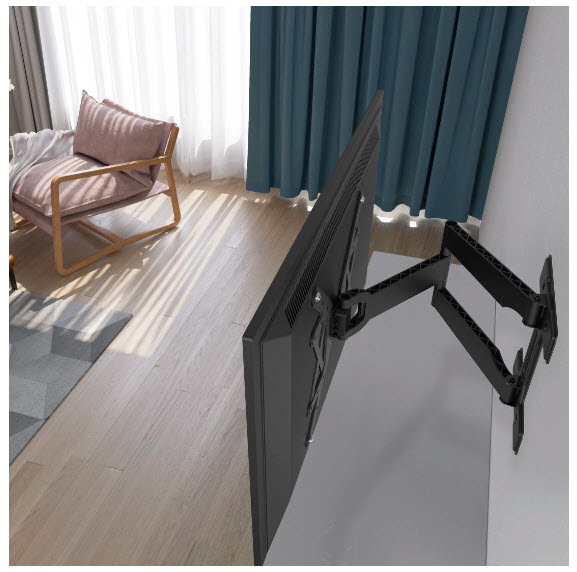 Hama 00220853 tv-beslag 165,1 cm (65") Sort