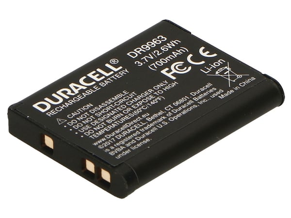 Duracell DR9963 batteri till kamera/videokamera Litium-Ion (Li-Ion) 700 mAh