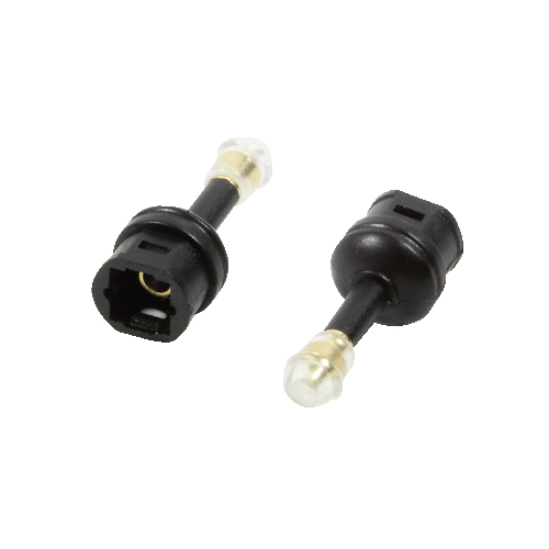 LogiLink CA1014 kabelomvandlare (hane/hona) Toslink 3.5 mm Mini Toslink Svart