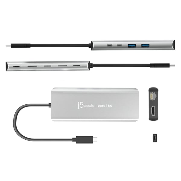 j5create JCD403-N USB4® 8K-hubb med flera portar