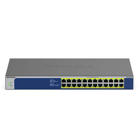 Netgear GS524PP - Switch - ohanterad - 24 x 10/100/1000 (PoE+)