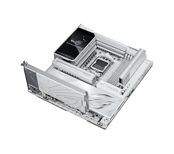 ASUS ROG CROSSHAIR X870E GLACIAL AMD X870E Pistoke AM5 Laajennettu ATX