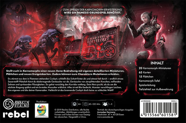 Asmodee Nemesis Lautapeli Sota