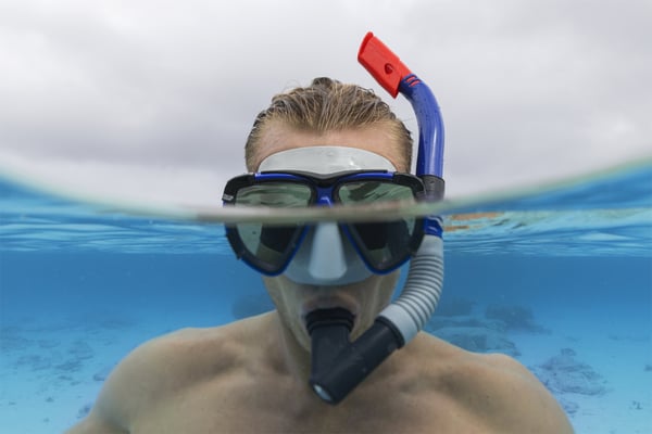 Bestway 24053 / 23 dykkemaske Polykarbonat Forskellige farver Voksen