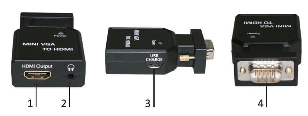 Microconnect MC-CONMVGAHM video omformer