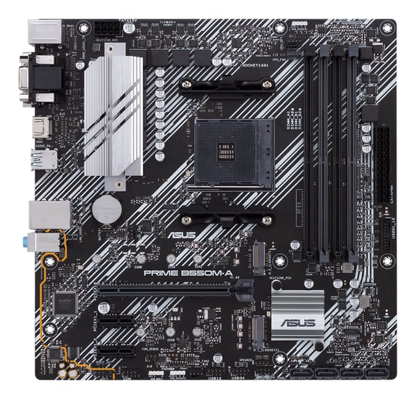 ASUS PRIME B550M-A AMD B550 Stik AM4 micro ATX