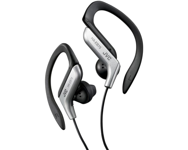 JVC HA-EB75-S-E kuulokkeet ja kuulokemikrofoni Langallinen Ear-hook, In-ear Urheilu Hopea