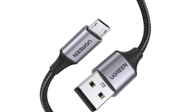 Ugreen 60148 USB-kabel USB 2.0 2 m USB A Micro-USB A Sort