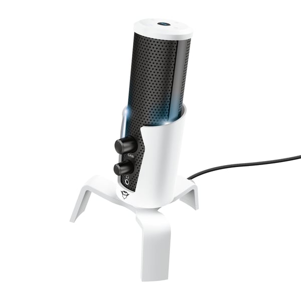 Trust GXT 258W Fyru USB 4-in-1 Streaming Sort, Hvid