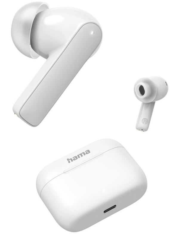 Hama Passion Clear II Kuulokkeet True Wireless Stereo (TWS) In-ear Puhelut/Musiikki Bluetooth Valkoinen