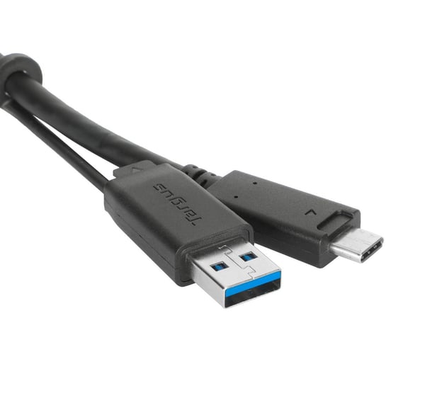Targus ACC1133GLX USB-kabel USB 3.2 Gen 1 (3.1 Gen 1) 1 m USB C Sort