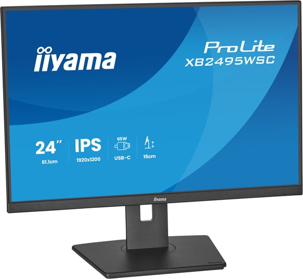 iiyama ProLite XB2495WSC-B1 computerskærm 61,2 cm (24.1") 1920 x 1200 pixel WUXGA LED Sort