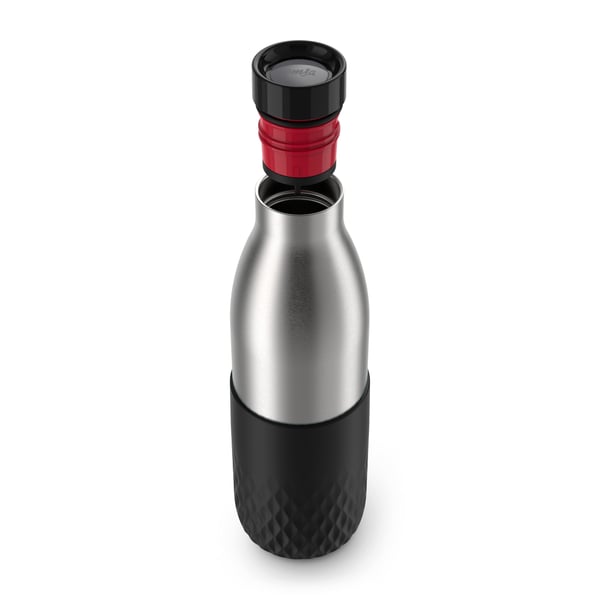 EMSA Bludrop Sleeve N3111100 drikkedunk Dagligt forbrug 700 ml Rustfrit stål Sort, Rustfrit stål