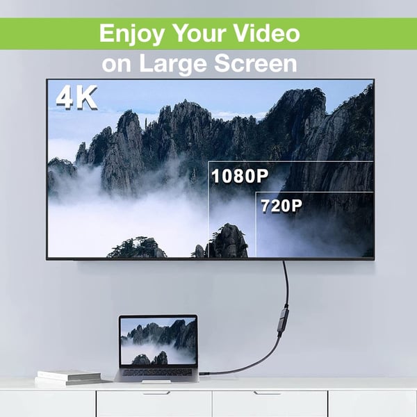 Techly ICOC HDMI2-4-EXT050 HDMI-kaapeli 5 m HDMI-tyyppi A (vakio) Musta