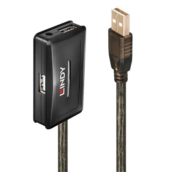 Lindy 42635 gränssnittshubbar USB 2.0 480 Mbit/s Grå