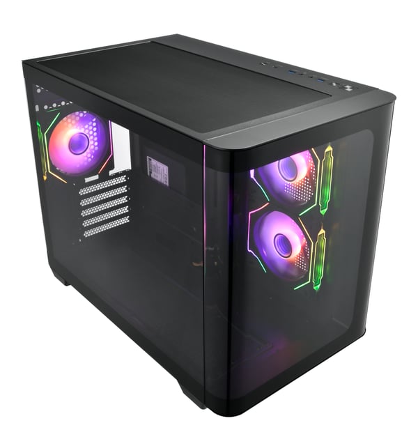 FSP S380-BA Micro Tower Svart