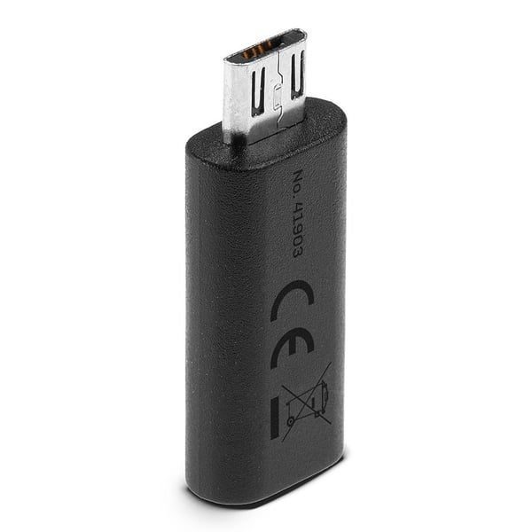 Lindy 41903 kabelomvandlare (hane/hona) USB Type C USB Type Micro-B Svart
