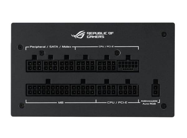 ASUS ROG Strix 1000W Gold Aura Edition enhed til strømforsyning 20+4 pin ATX ATX Sort