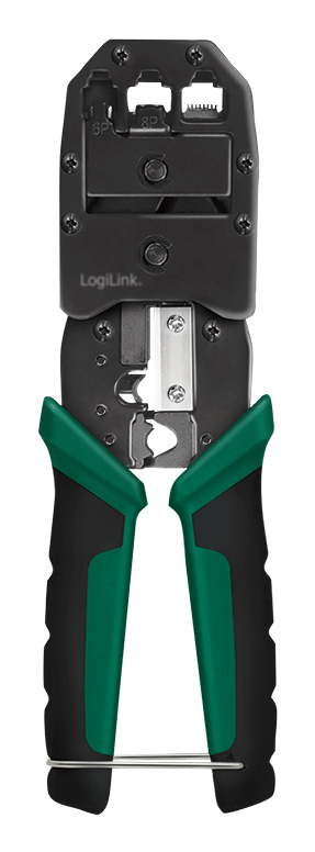 LogiLink WZ0079 kabelklipper Krympeværktøj Sort, Grøn