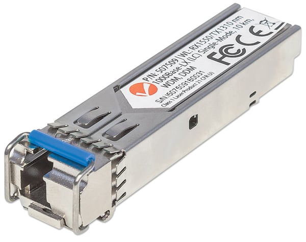 Intellinet 507509 transceiver-moduler för nätverk Fiberoptik 1000 Mbit/s SFP