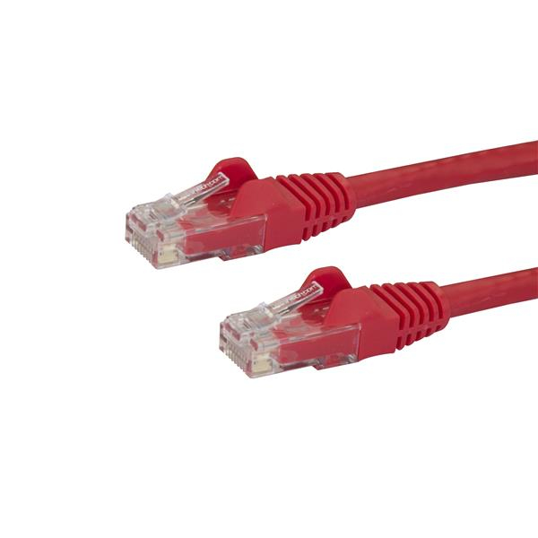 StarTech.com Cat6 Snagless RJ45 Nätverkskabel - 10m - Röd - Cat 6 Ethernet UTP Kabel 10 Meter - Patch