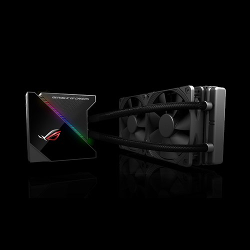 ASUS ROG RYUJIN 240 Processor Allt-i-ett vätskekylare 12 cm Svart 1 styck