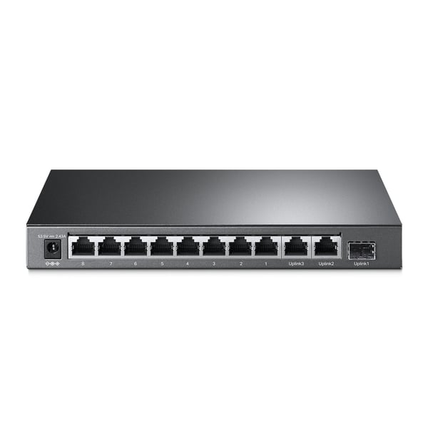 TP-Link TL-SL1311MP verkkokytkin Hallitsematon Fast Ethernet (10/100) Power over Ethernet -tuki Musta