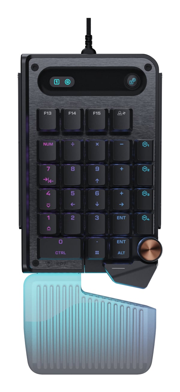 Turtle Beach Command Series KP7 numeriskt tangentbord PC USB Svart