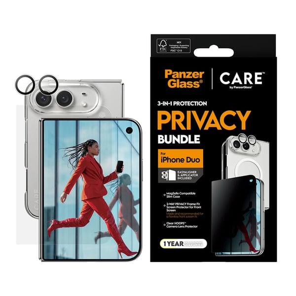 PanzerGlass CARE mobiltelefon etui 19,3 cm (7.6") Cover Transparent