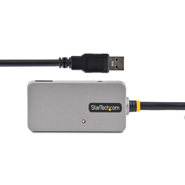 StarTech.com USB-förlängningshubb, 10 m USB 3.0-förlängningskabel med 4-portars USB-hubb, aktiv/busdriven U