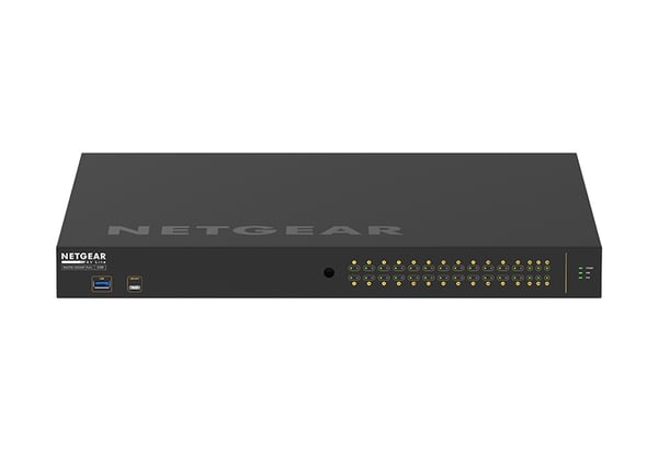 NETGEAR GSM4230PX hanterad L2/L3 Gigabit Ethernet (10/100/1000) Strömförsörjning via Ethernet (PoE) stöd 1U Svart