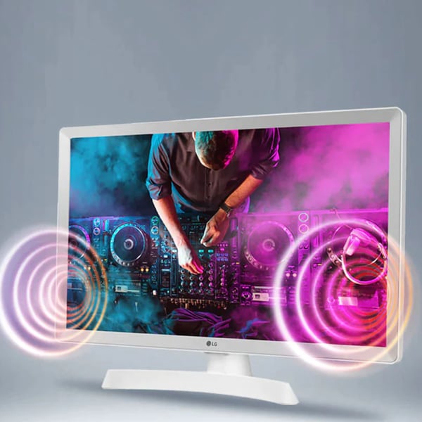 LG 24TN510S-WZ.API computerskærm 61 cm (24") 1366 x 768 pixel HD LED Hvid