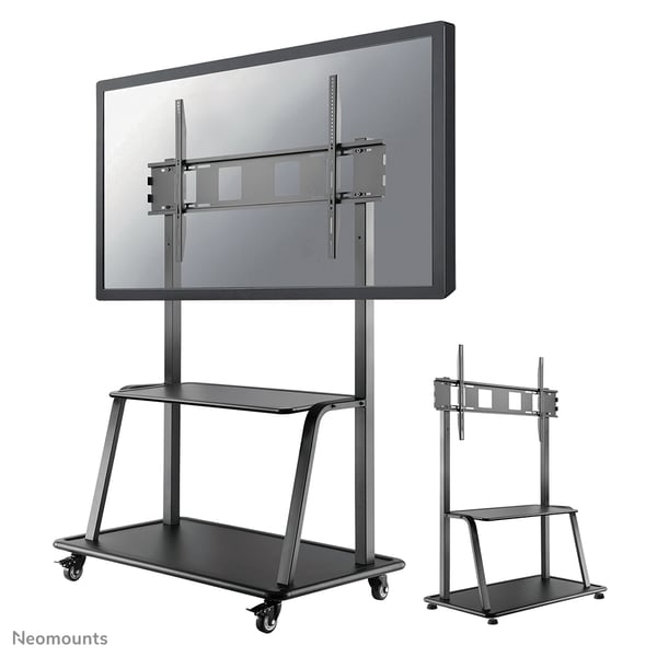 Neomounts NS-M4000BLACK multimedialaitteiden kärry ja teline Musta Kiinteä lattiajalusta Neomounts NS-M4000BLACK multimedialaitteiden kärry ja teline Musta Kiinteä lattiajalusta