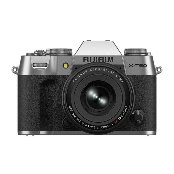 Fujifilm X -T50 + XF16-50mmF2.8-4.8 R LM WR MILC 40,2 MP X-Trans CMOS 5 HR 7728 x 5152 pixlar Silver