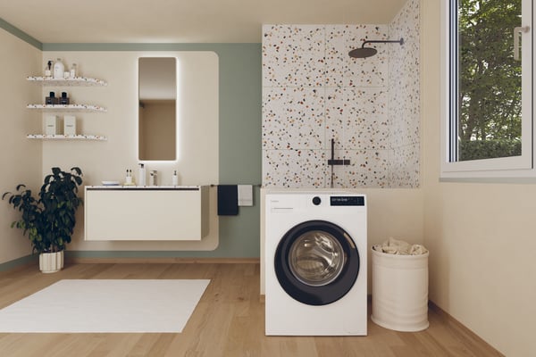 Candy BR 48B6-S vaskemaskine Front-læsning 8 kg 1400 rpm Hvid