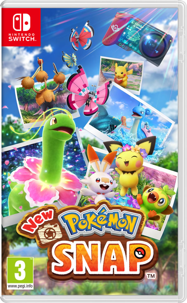 Nintendo New Pokemon Snap Vakio Yksinkertaistettu kiina, Perinteinen kiina, Saksa, Englanti, Espanja, Ranska, Italia, Japani, Korea Nintendo Switch