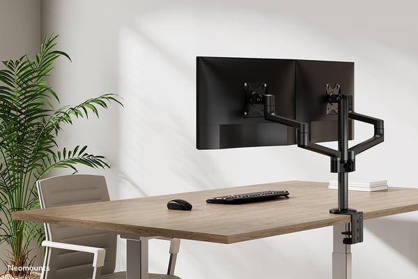 Neomounts DS60-425BL2 monitorin kiinnike ja jalusta 68,6 cm (27") Vastaanotto Musta