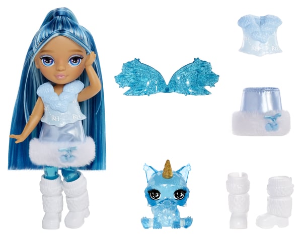 Rainbow High Littles Rainbow Fantasy Fairies Doll- Sapphire (blue)