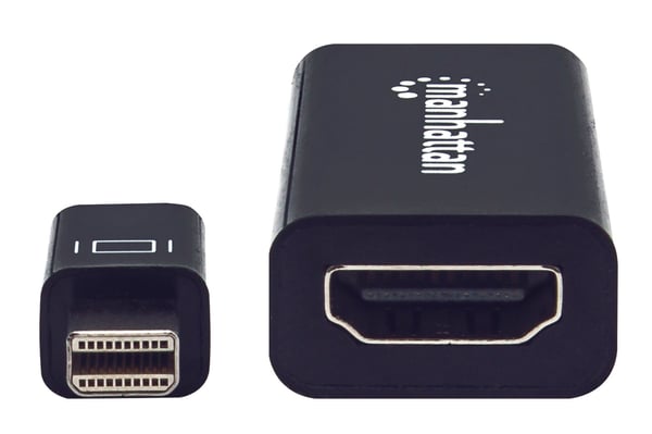 Manhattan 151528 videokaapeli-adapteri 0,12 m Mini DisplayPort HDMI-tyyppi A (vakio) Musta