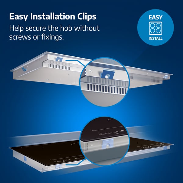 Beko HII64401QT Sort Indbygget 60 cm Zone induktionskogeplade 4 zone(s)