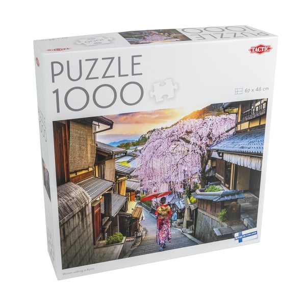 Tactic Puzzle Lovers Woman walking in Kyoto 1000 pcs puzzle