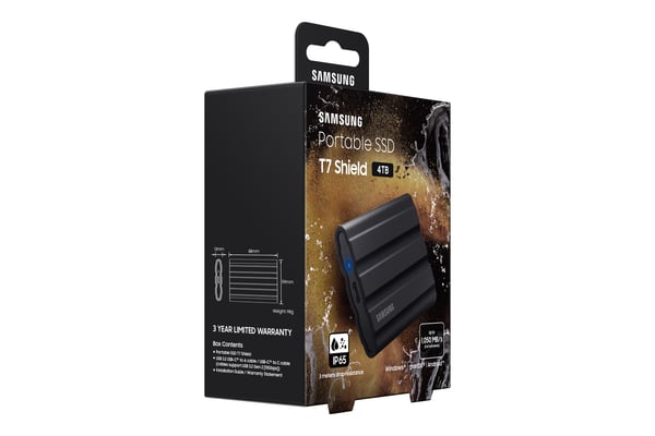 Samsung MU-PE4T0S 4 TB USB Type-C 3.2 Gen 2 (3.1 Gen 2) Svart