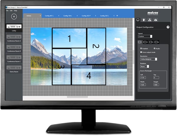 Matrox QuadHead2Go Q155 Multi-Monitor Controller Appliance / Q2G-H4K